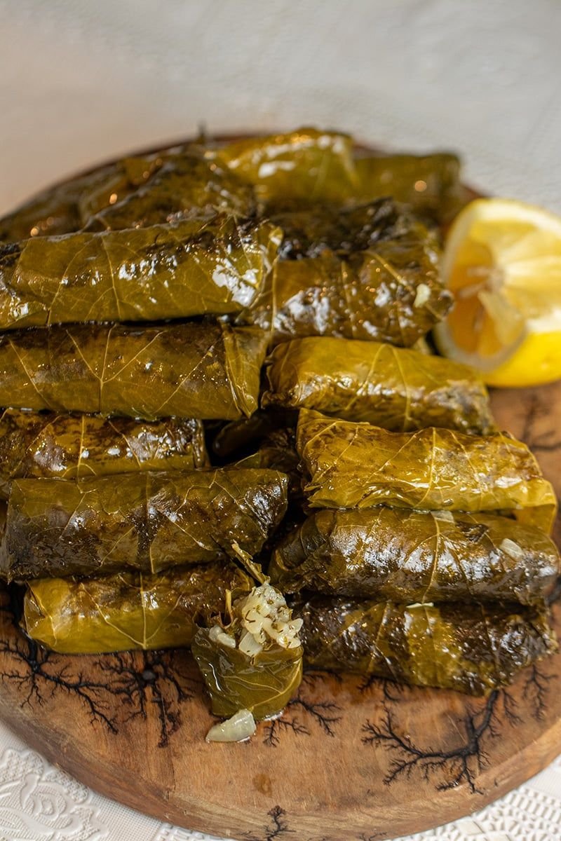 Greek Stuffed Grape Leaves: Dolmadakia