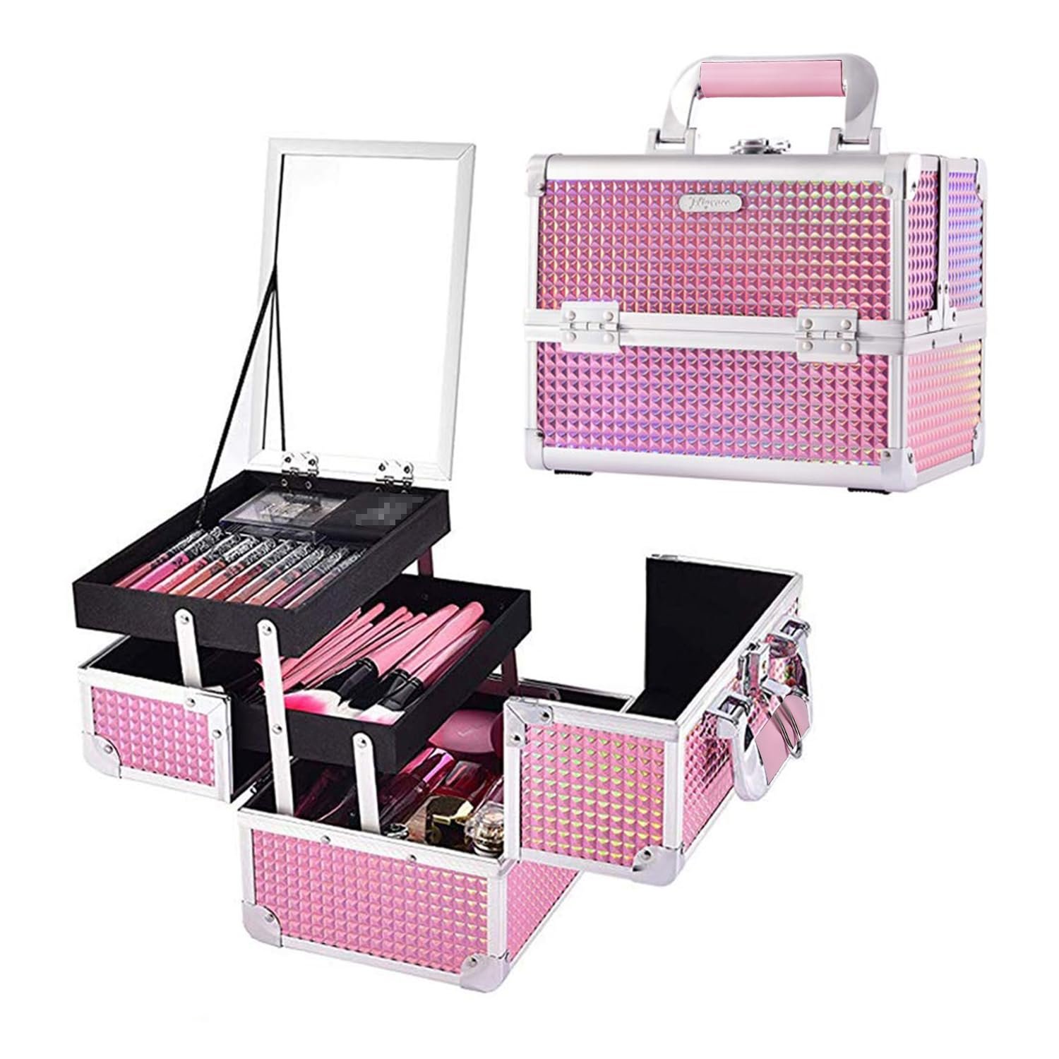 Travel makeup organizer