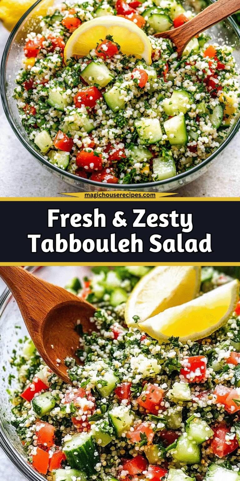Lebanese Tabbouleh Salad: Herb-Forward Parsley & Bulgur with Lemon