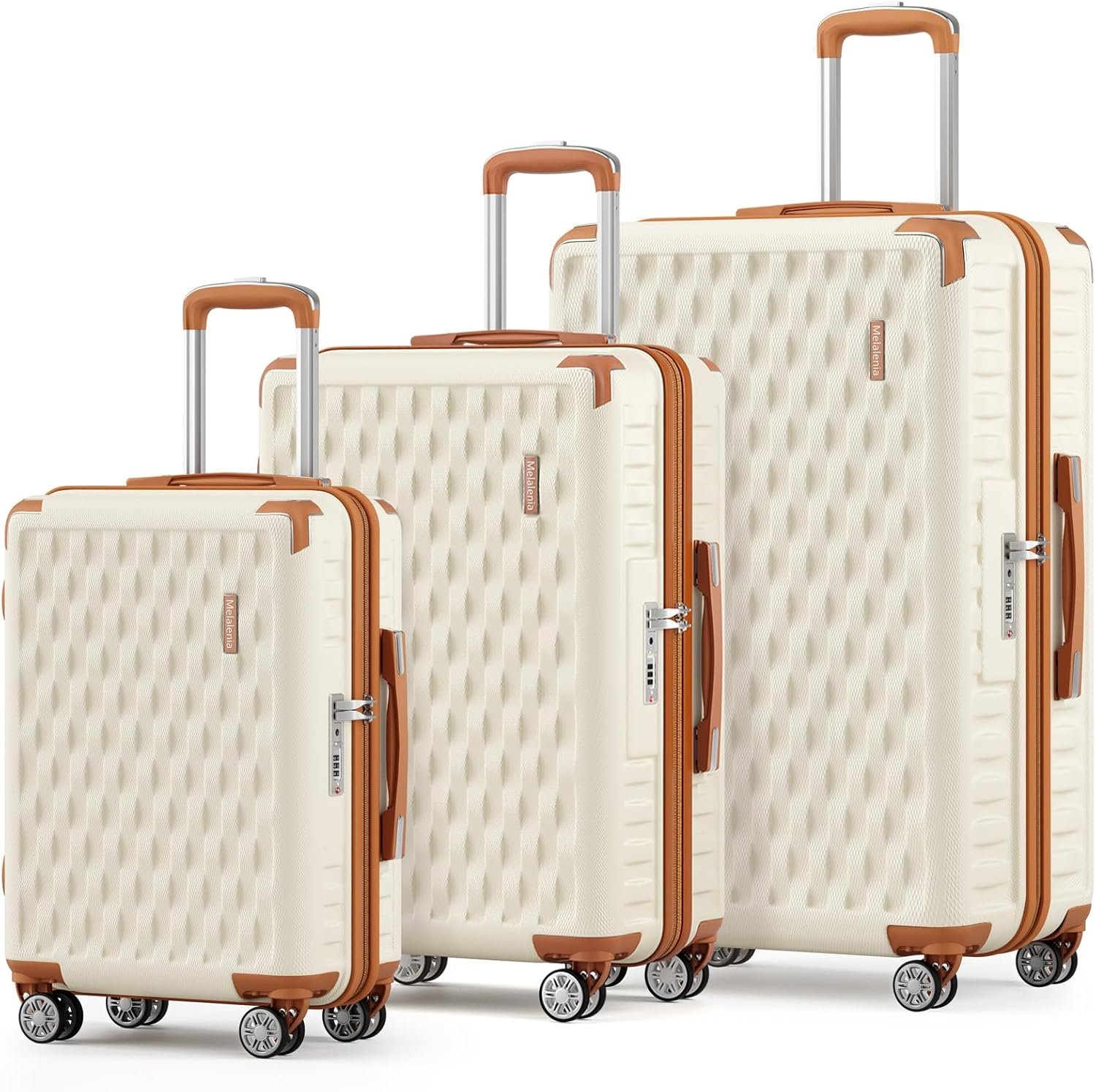 Checked luggage with TSA locks