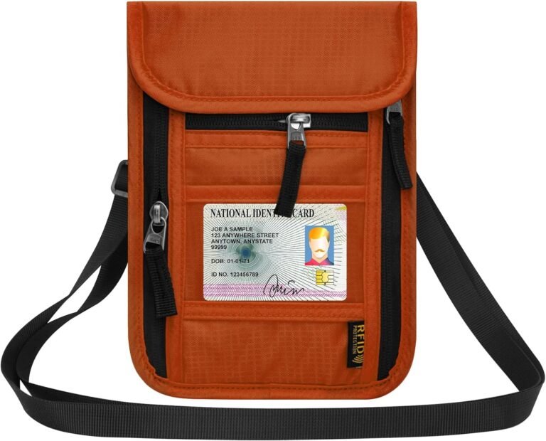 Travel organizer for documents