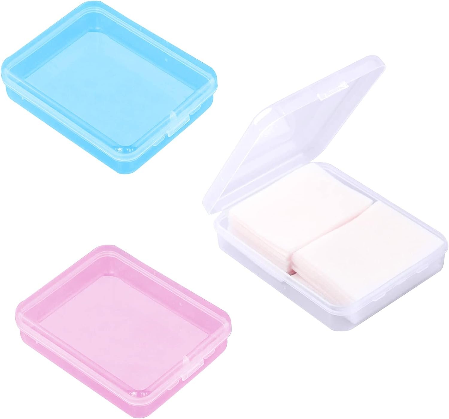 Cotton swabs and pads travel pack