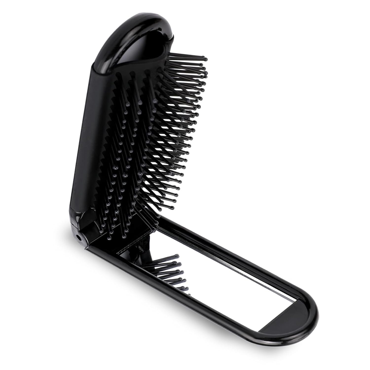 Compact hairbrush