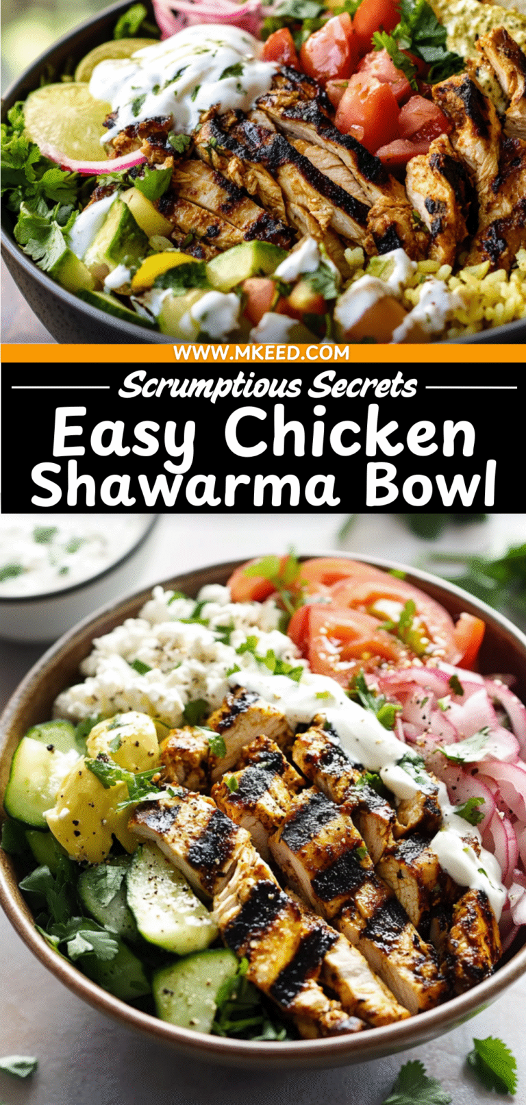 Quick & Tasty Chicken Shawarma Bowl Recipe for Healthy Eating