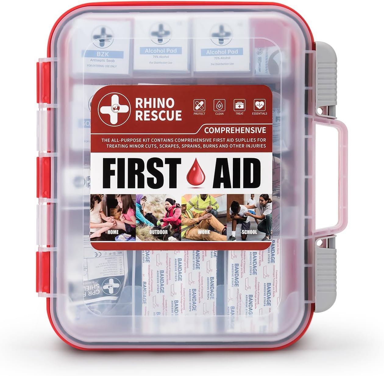 First aid kit for hotel stays