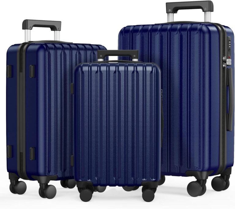 Luggage set with spinner wheels