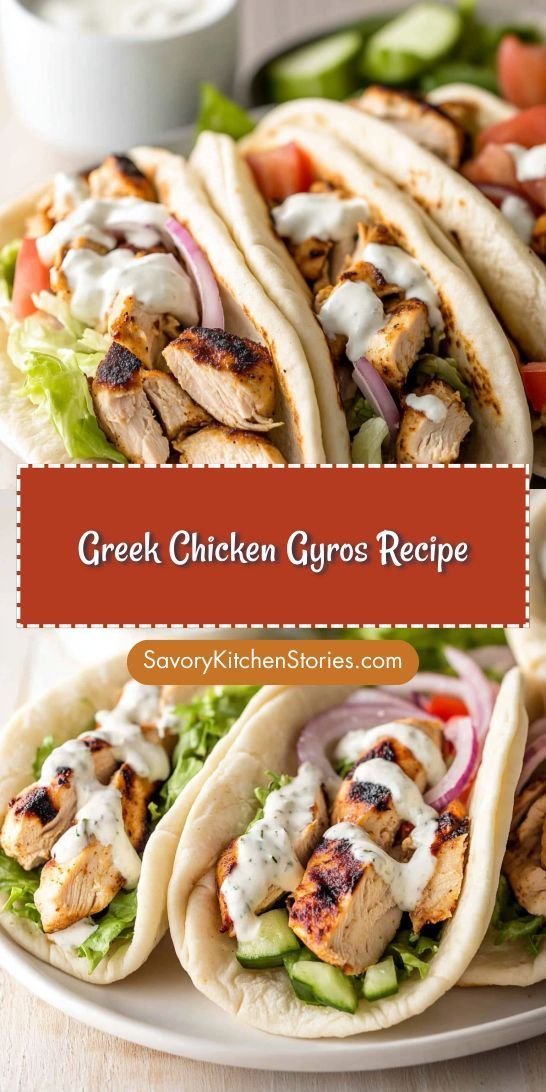Stunning Greek Chicken Gyros Recipe You Need to Try Today!