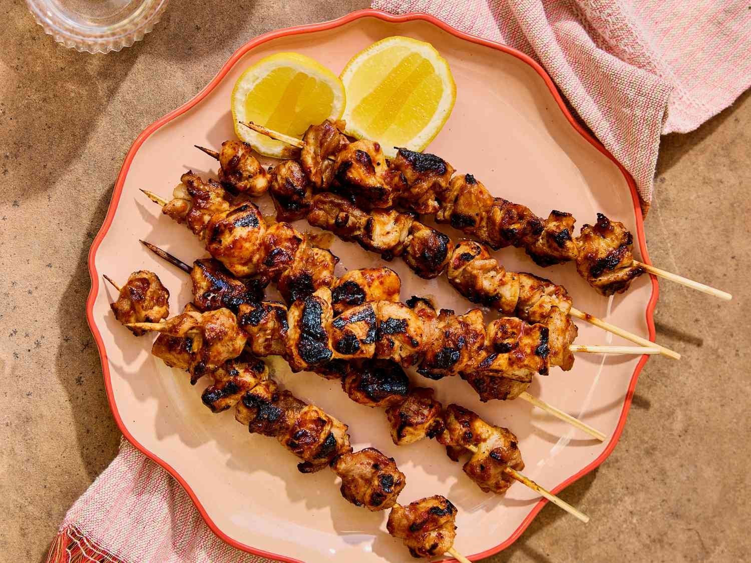 These Harissa-Honey Glazed Chicken Skewers Cook in Under 15 Minutes