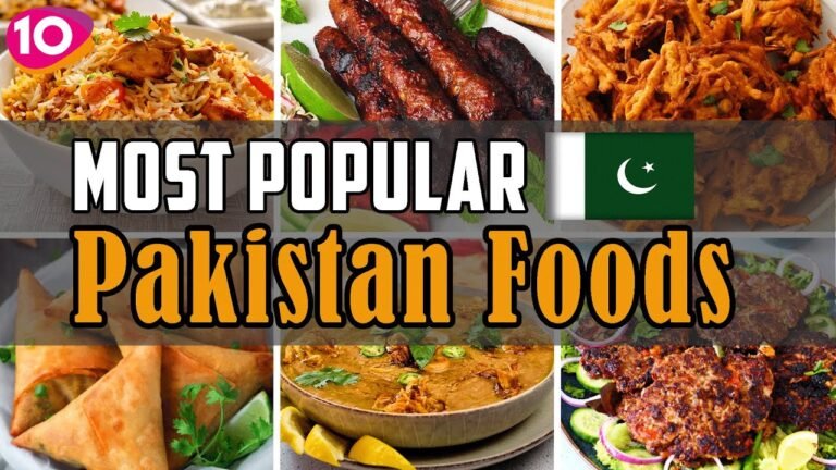 Top 10 Most Popular Pakistani Foods || Best Street Food & Traditional Dishes of Pakistan