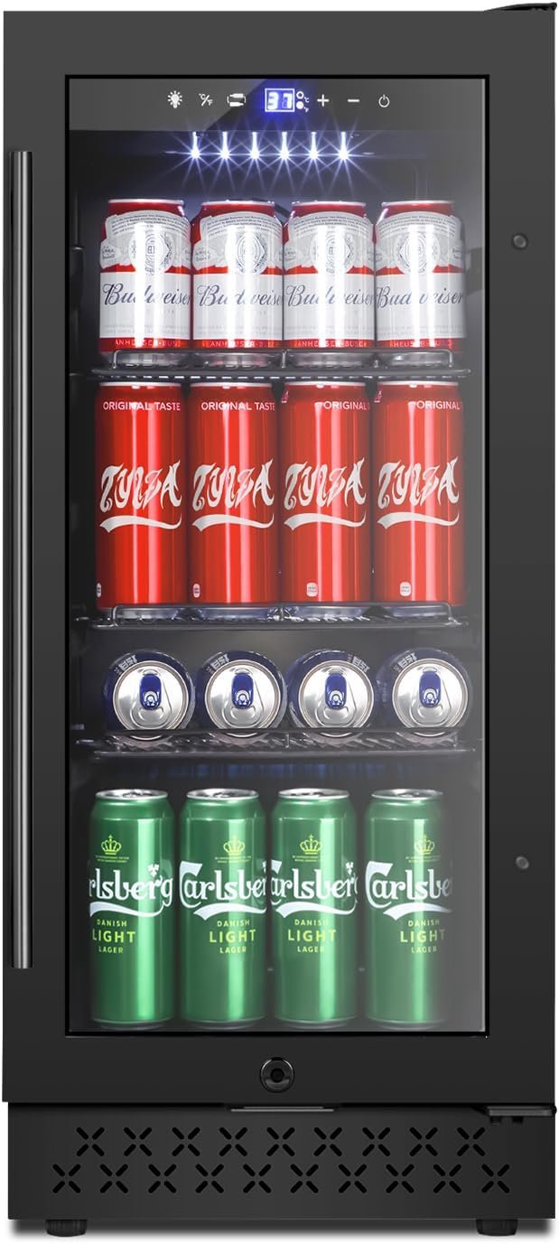 Beverage cooler for hotel rooms