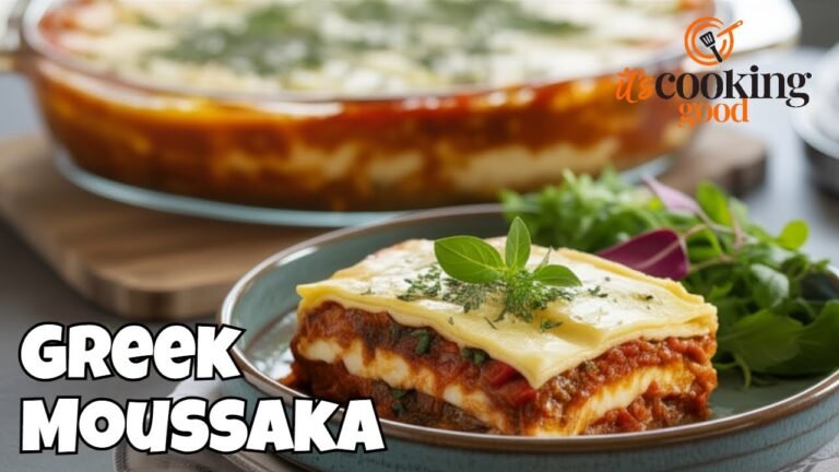 Mediterranean food: Moussaka