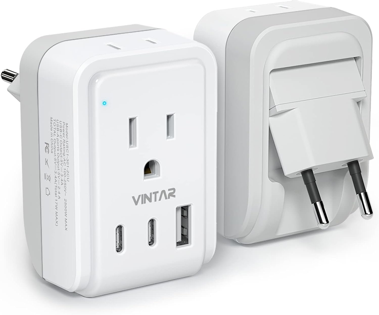 Universal travel adapter for cruise