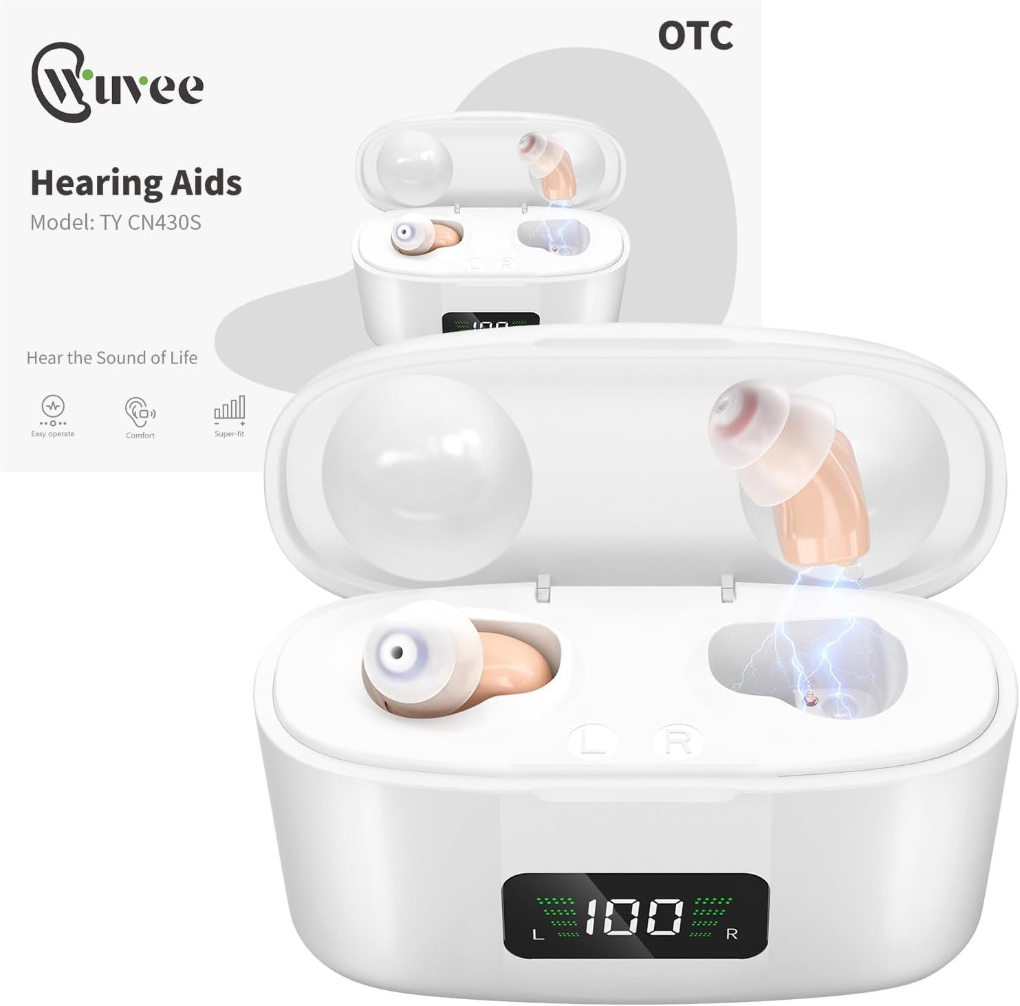 OTC Hearing Aids for Seniors, Hearing Amplifiers Devices Rec...