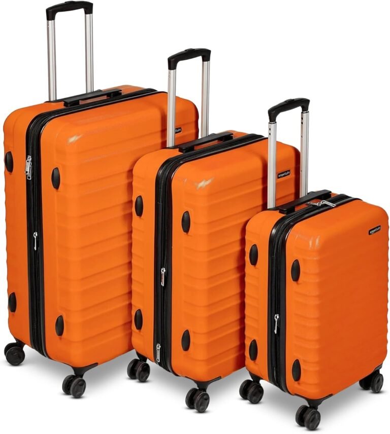 Luggage set with spinner wheels
