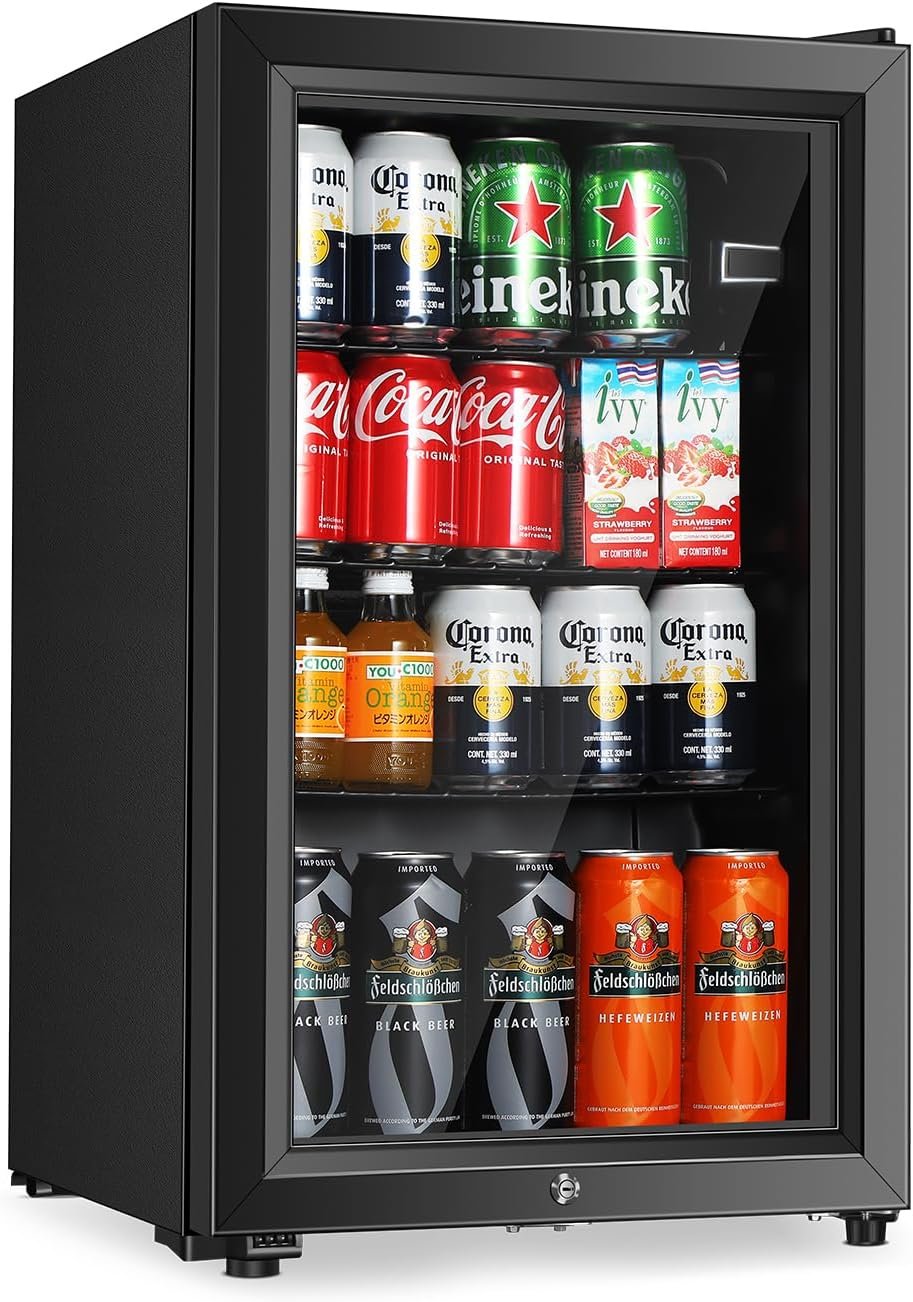 Beverage cooler for hotel rooms