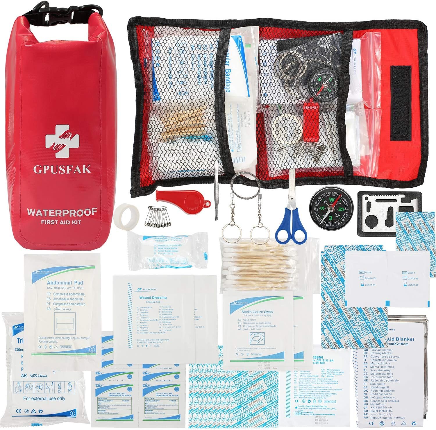Travel first aid kit for cruises