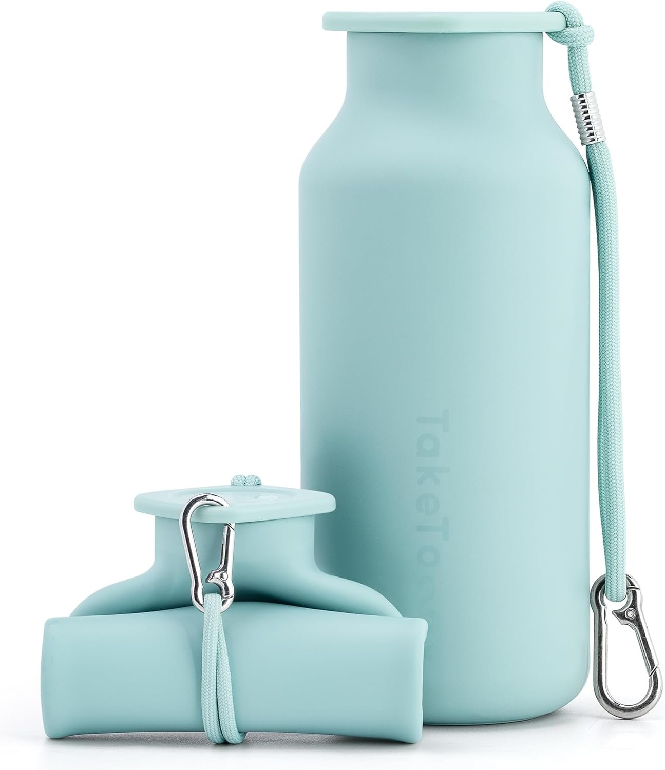 Reusable water bottle for flights