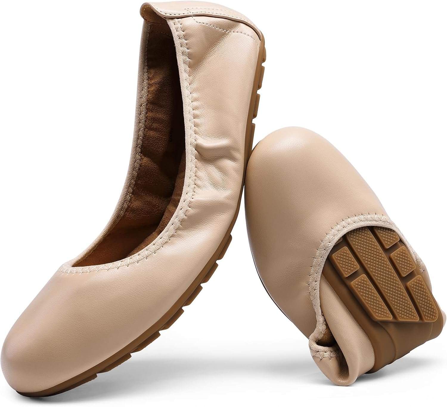 Foldable ballet flats