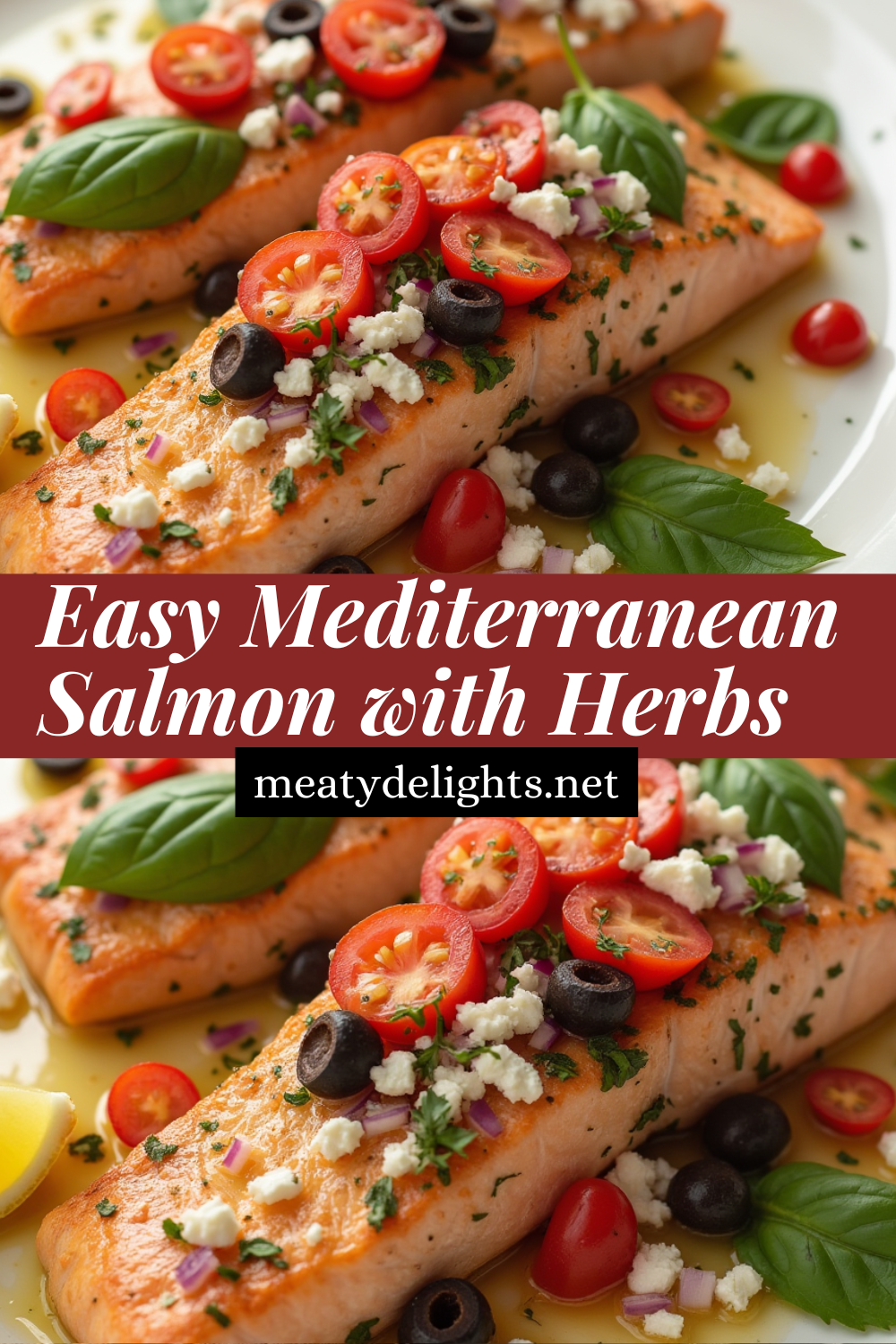 Easy Mediterranean Salmon with Herbs