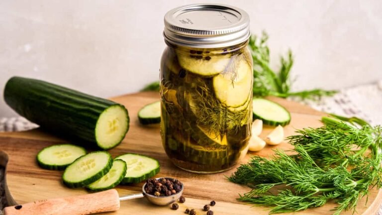 Easy Overnight Refrigerator Pickles