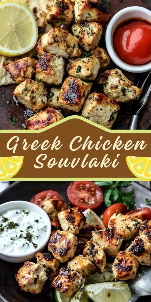 Greek Chicken Souvlaki 🍢🔥 – Juicy, Flavorful & Easy to Make!