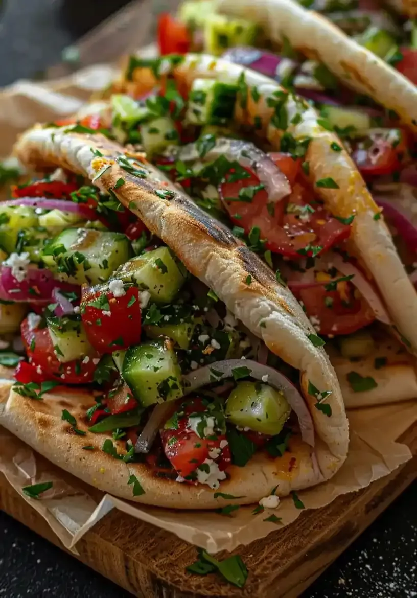 Greek Salad Pita Pockets