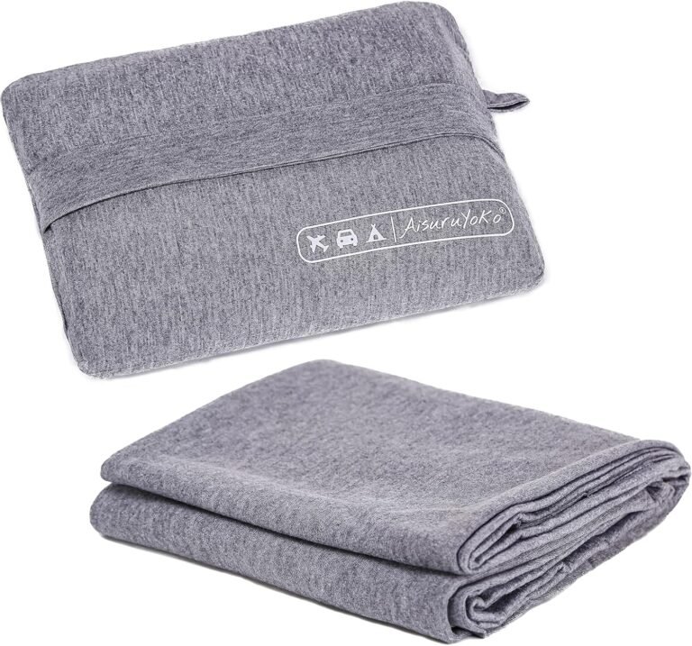 Travel blanket for airplane