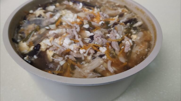 Chinese Food Hot and Sour Soup