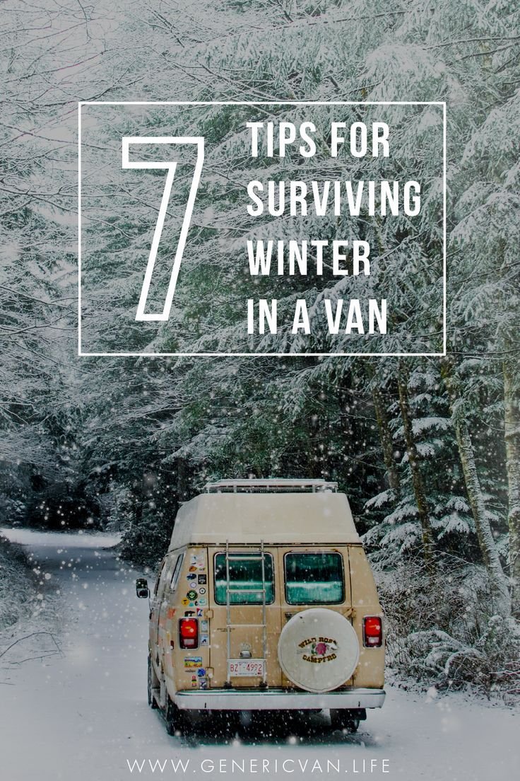 How to Survive Winter in a Van | Van life, Van, Van living