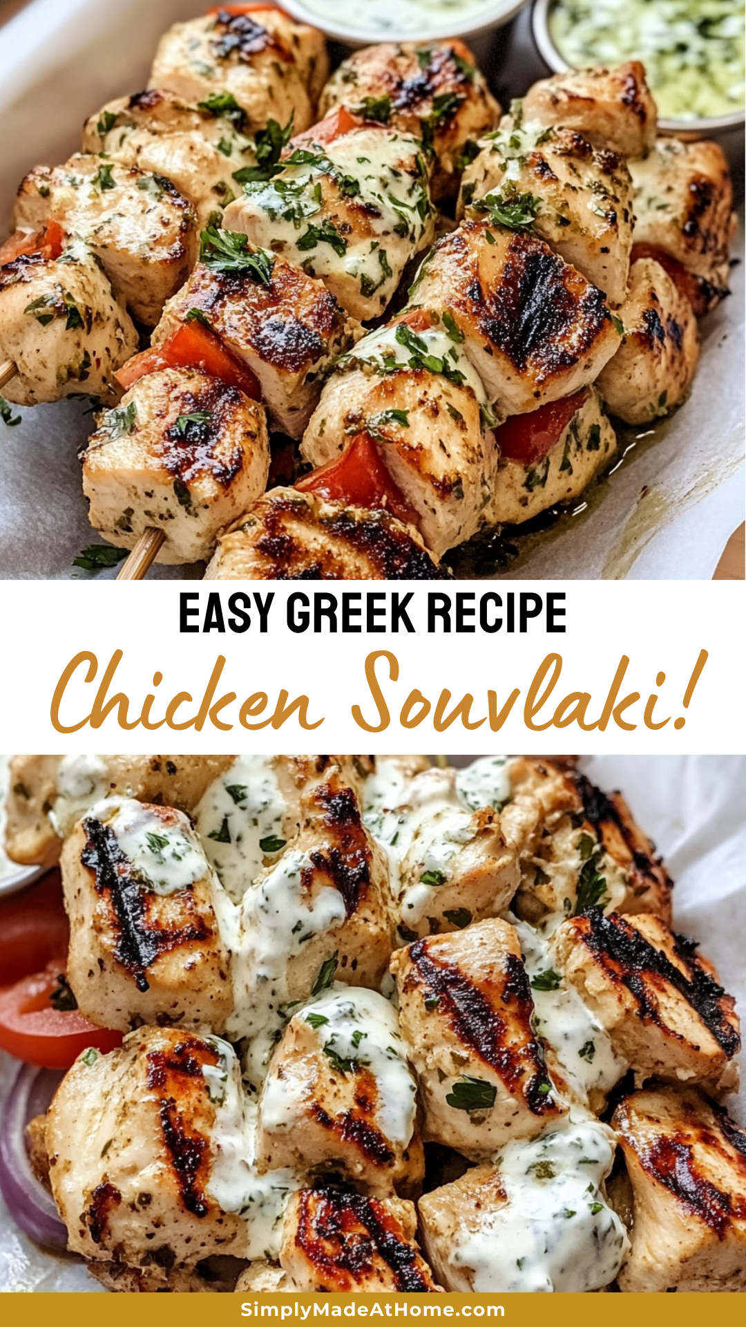 Juicy Greek Chicken Souvlaki with Easy Marinade Recipe