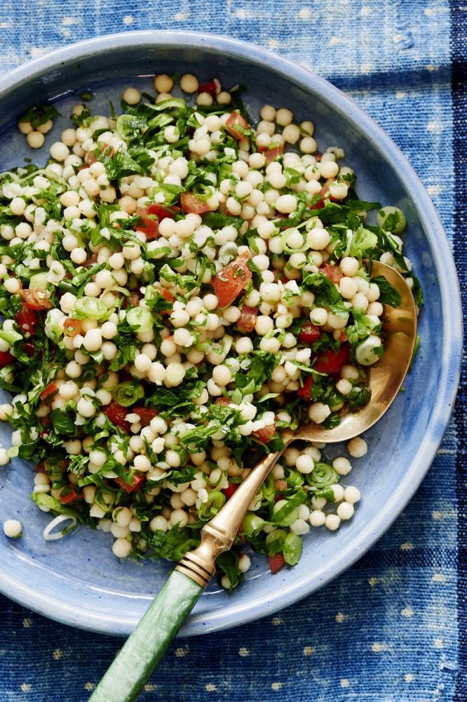Maftoul Tabbouleh (Palestinian Pearl Cous Cous Tabbouleh)