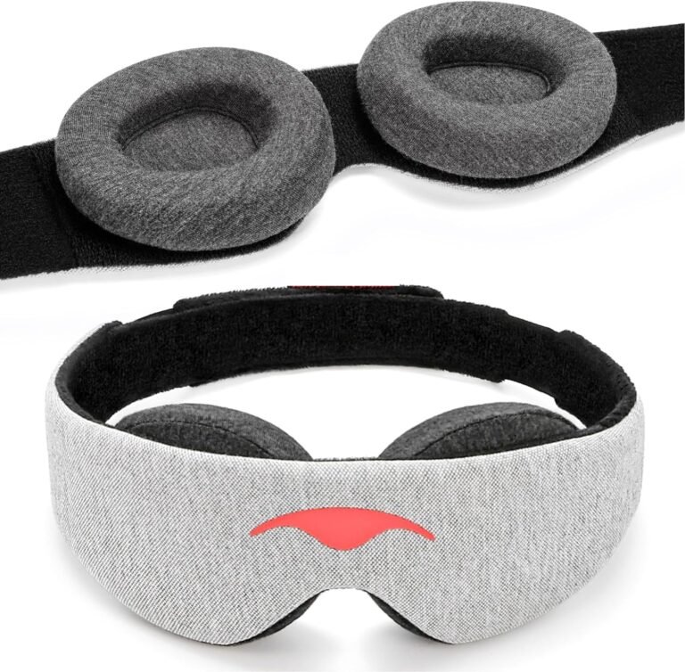 Eye mask for sleeping on planes