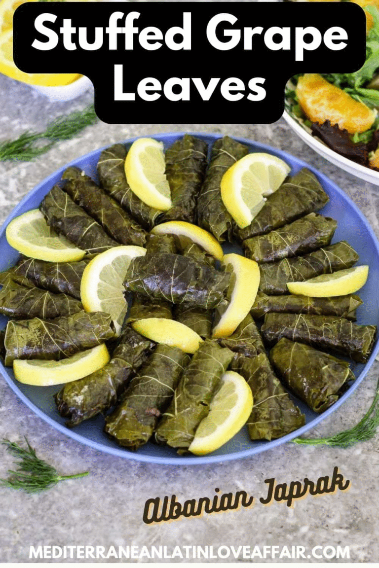 Mediterranean Stuffed Grape Leaves