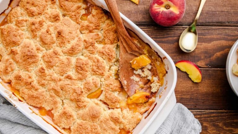 Old Fashioned Peach Cobbler