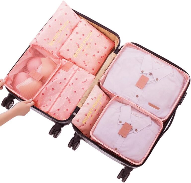 Packing cubes for travel