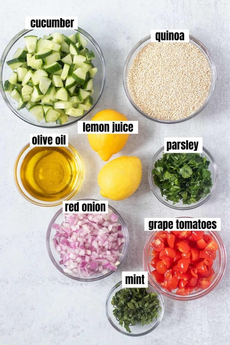 Quinoa Tabbouleh (Gluten Free, Vegan)