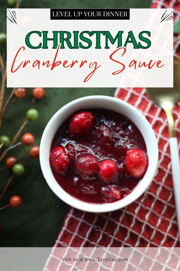 The Must Have Christmas Cranberry Sauce!