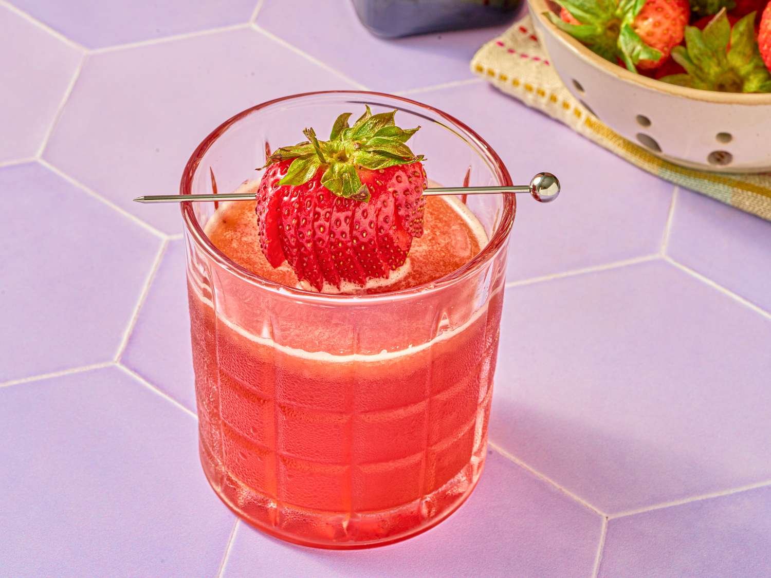 This Strawberry-Bourbon Cocktail Has a Secret Ingredient That Balances It All