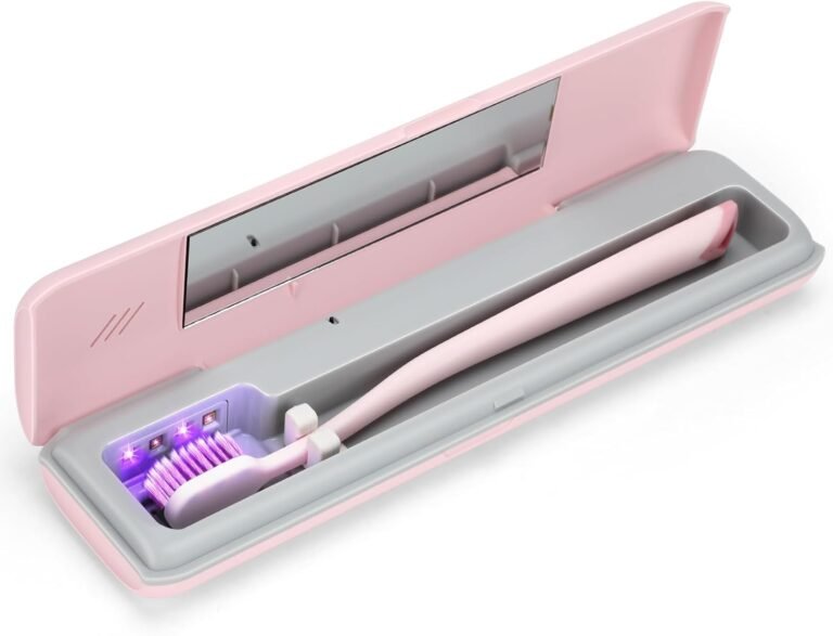 Portable toothbrush and case