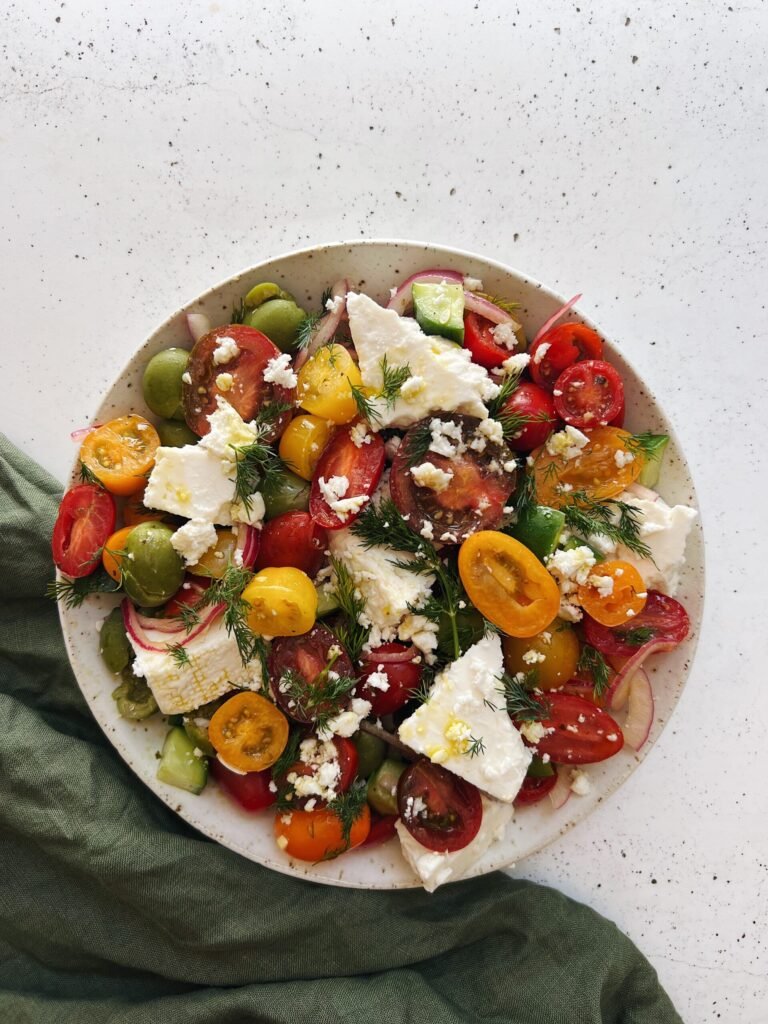 Zest of Greece Salad - Olivia Kaplan | Healthy Recipes