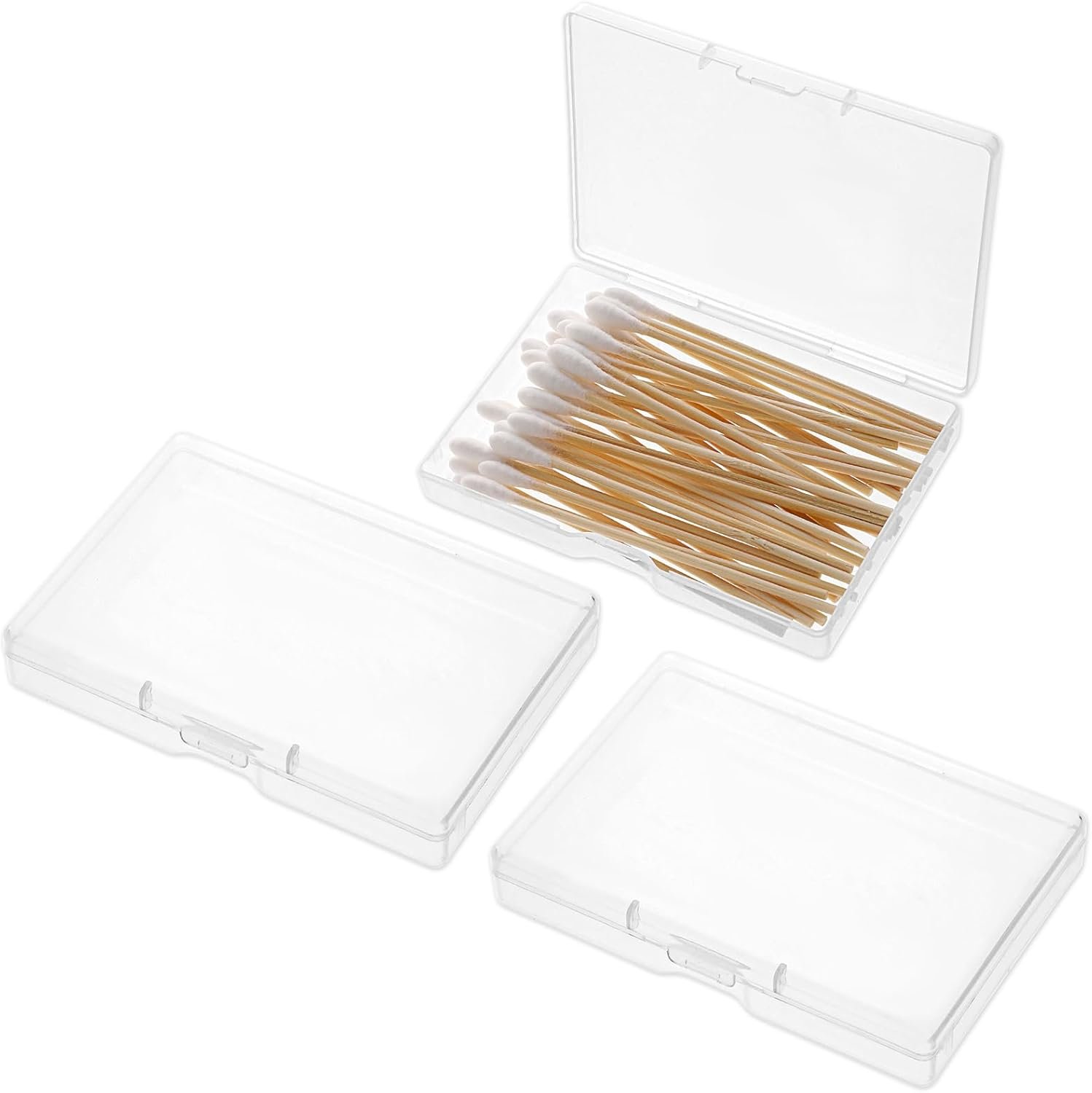 Cotton swabs and pads travel pack