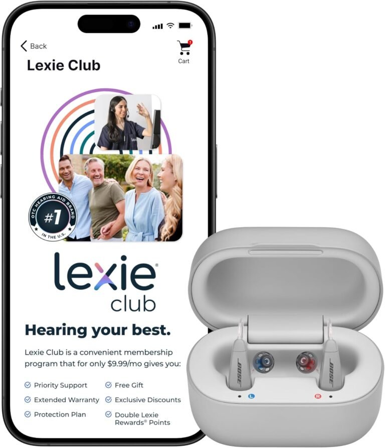 Lexie B2 Plus Hearing Aids Powered by Bose + Free