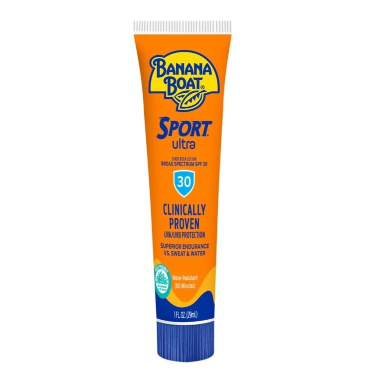 Travel-sized sunscreen
