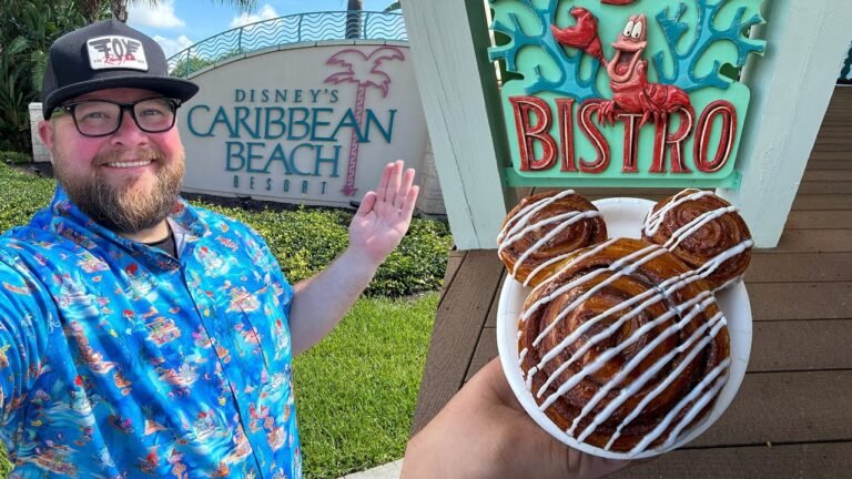 Disney’s Caribbean Beach Resort 2025 | Full Resort & Food
