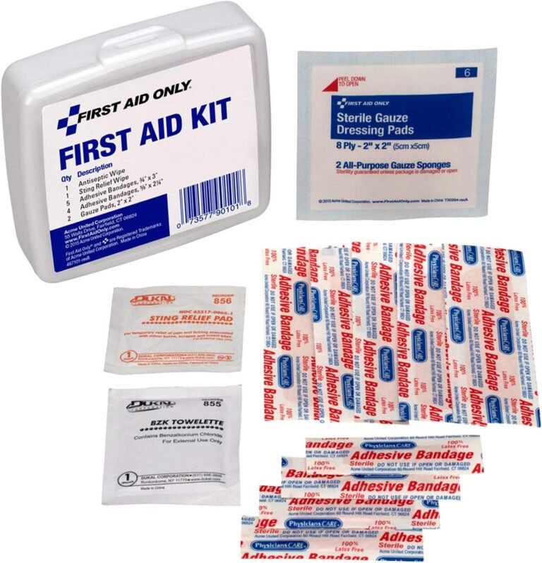 Travel first aid kit for cruises