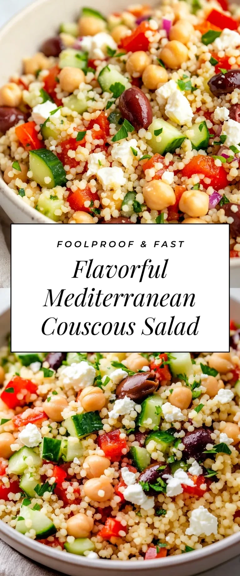 Flavorful Mediterranean Couscous Salad