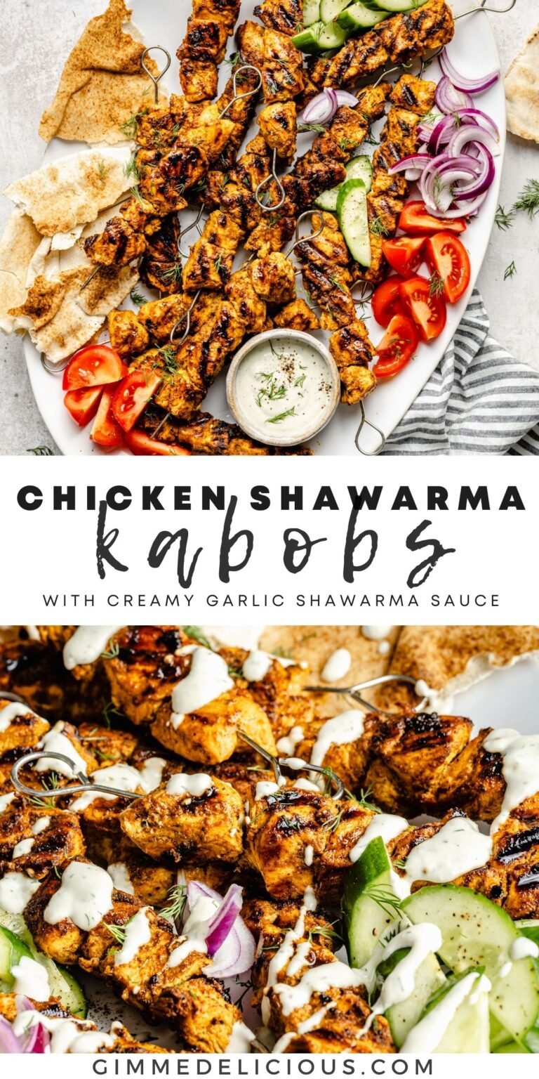 Grilled Chicken Shawarma Kebabs