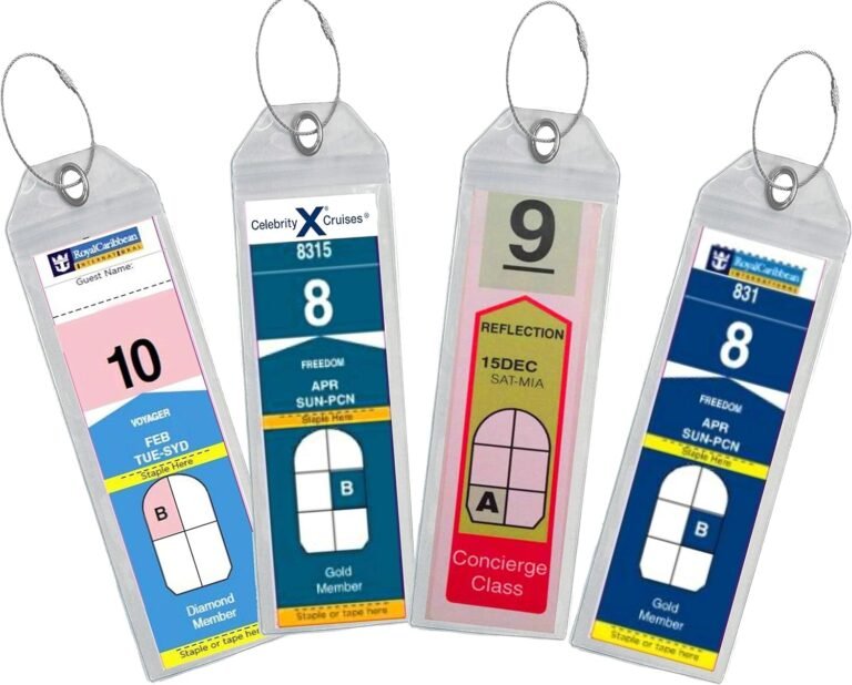 Cruise luggage tags