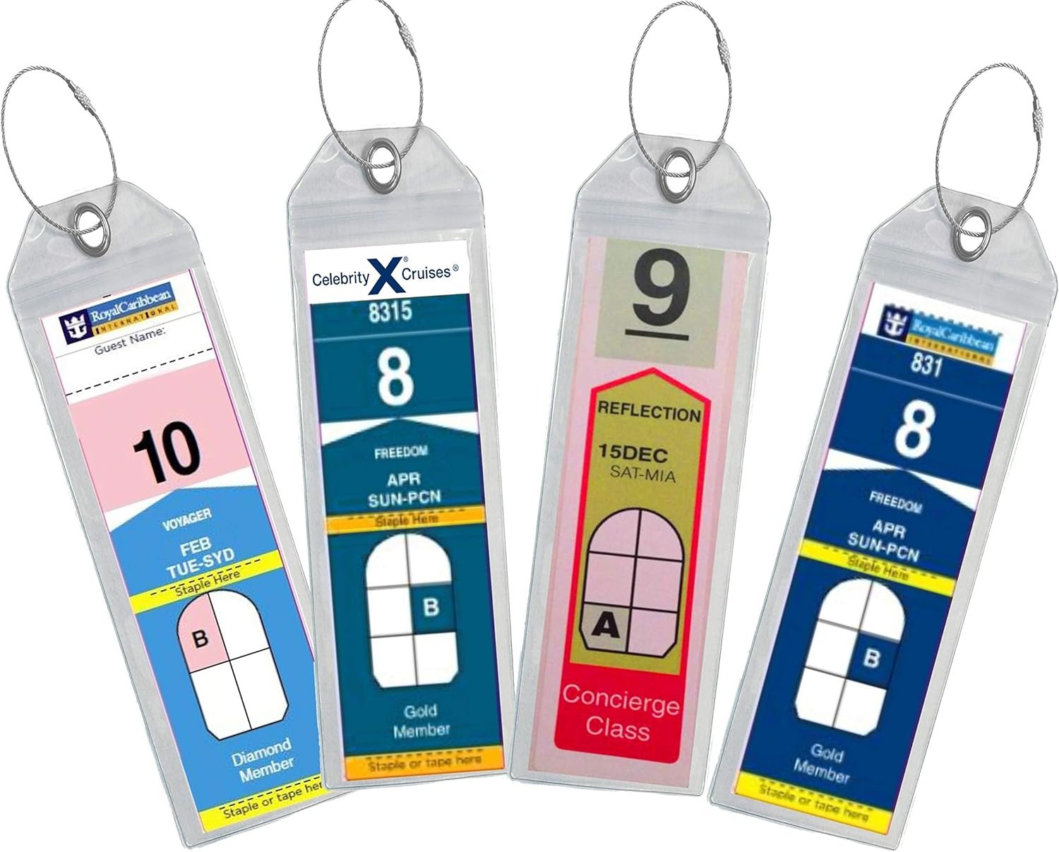 Cruise luggage tags