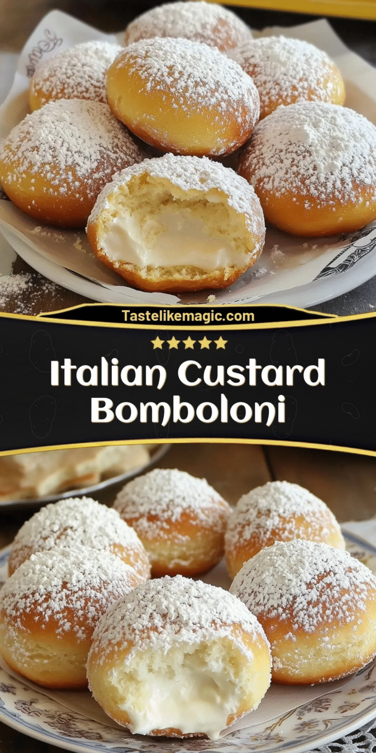 Italian Custard Bomboloni